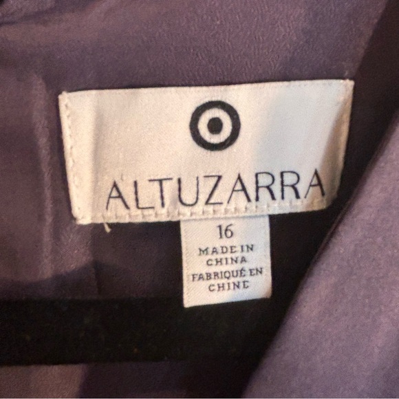 ALTUZARRA for Target Sz 16 Dress Orchid Criss Cross Bodice Gathered Skirt NEW - Picture 5 of 13